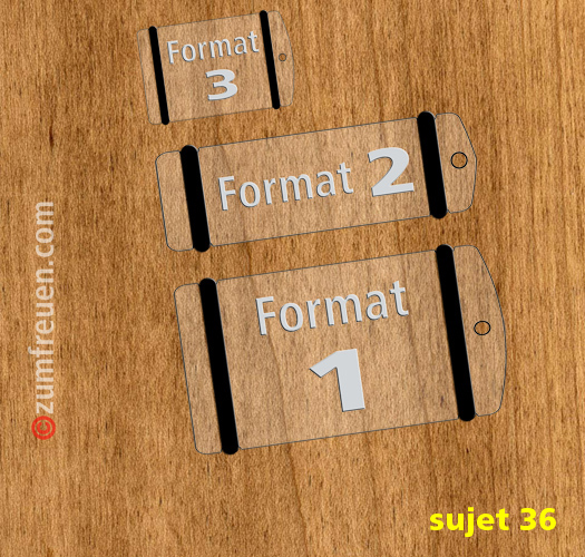 Schlüsselanhänger in Laubholz-Design