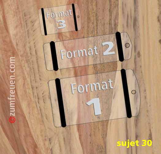 Schlüsselanhänger in Steinholz-Optik